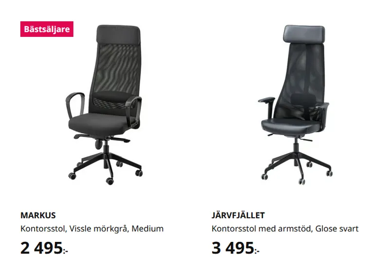 En bra kontorsstol är en investering i din kropp