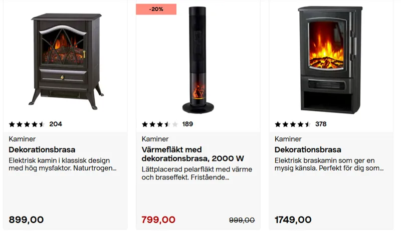 Dekorationsbrasor – värmefri mysfaktor med stil